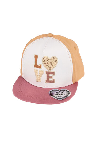 pet meisjes roze oranje 'love'