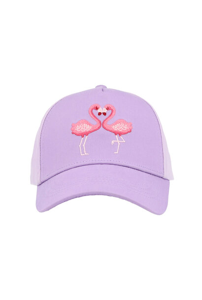 pet meisjes paars flamingo