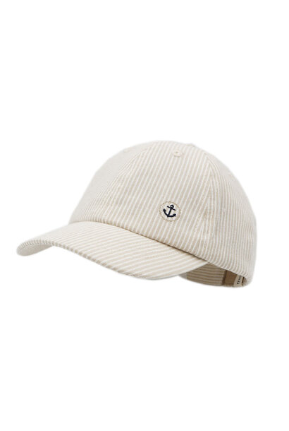 Maximo pet beige wit gestreept