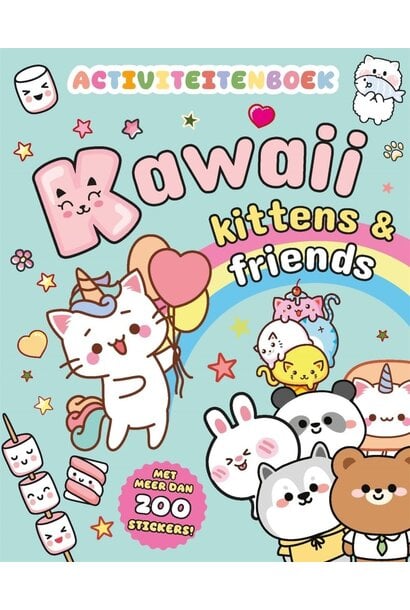 Doeboek - Kawaii activiteitenboek met stickers