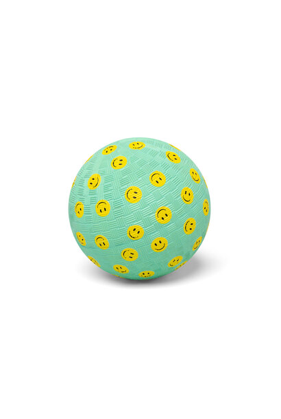 Little L rubberen bal 13cm - smiley