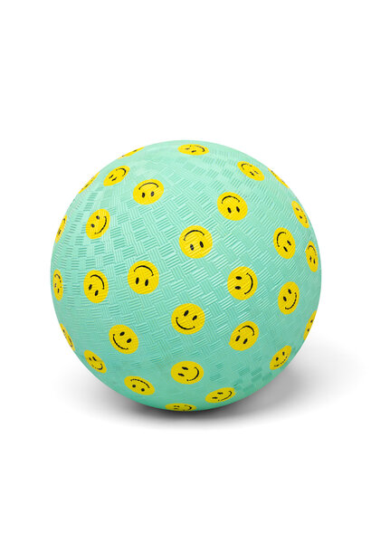 Little L rubberen bal 18cm - smiley