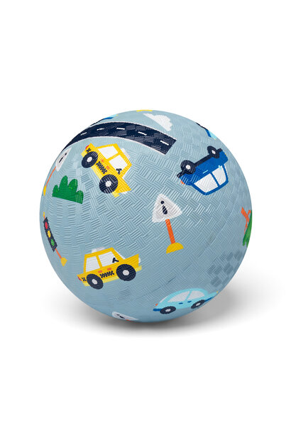 Little L rubberen bal 18cm - auto's