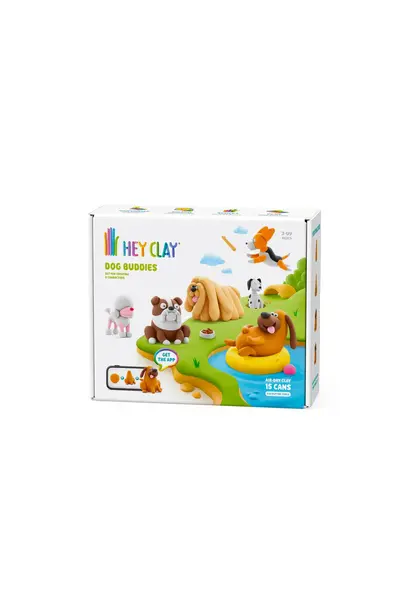 Hey Clay boetseerklei honden -6- mix