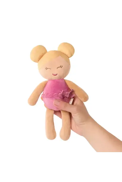 plush bad pop meisje blond haar 15cm