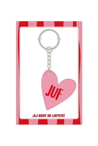 Sleutelhanger - juf