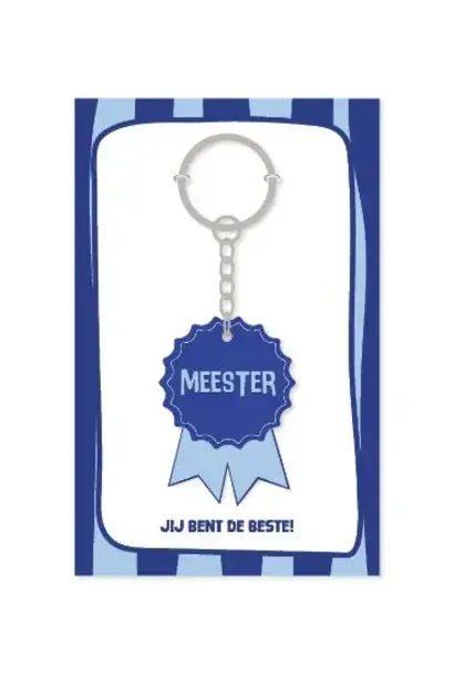 Sleutelhanger - meester