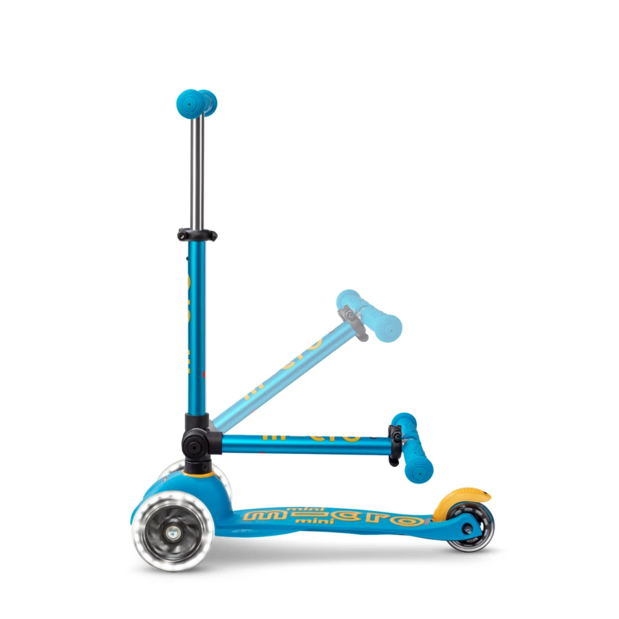 Micro mini step inklapbaar deluxe LED ocean blue 2-5 jaar | Kruimel ...