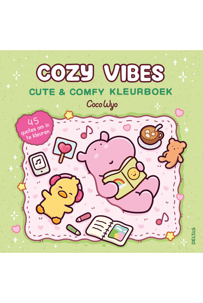 cozy vibes cute & comfy kleurboek coco wyo