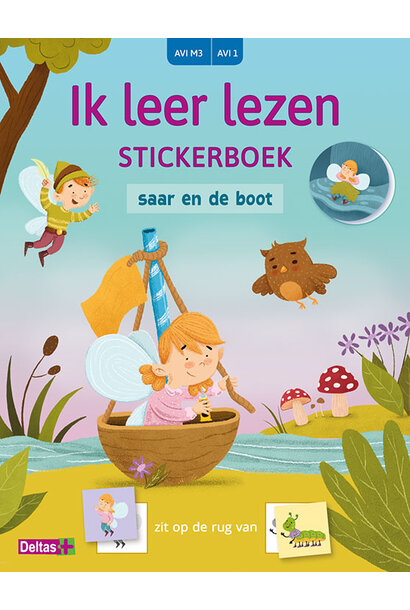 Deltas ik leer lezen stickerboek - Saar en de boot AVI M3