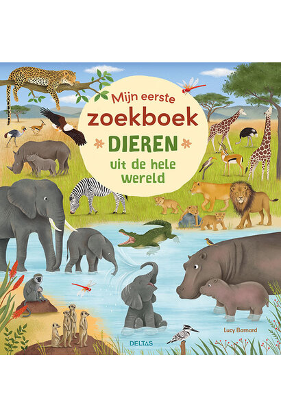 Deltas mijn eerste zoekboek - dieren uit de hele wereld ( kartonboek )