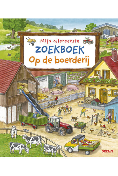 Deltas kartonboek - mijn allereerste zoekboek - op de boerderij
