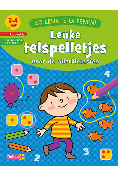 Deltas zo leuk is oefenen! leuke telspelletjes 3-4jr.