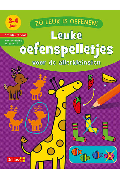 Deltas zo leuk is oefenen! leuke oefenspelletjes 3-4jr.