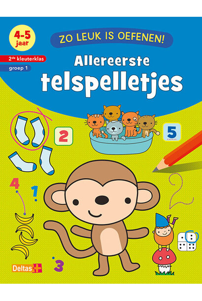 Deltas zo leuk is oefenen! allereerste telspelletjes 4-5jr.