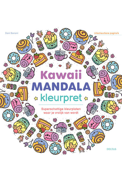 kawaii mandala kleurpret