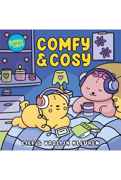 Sunny vibes kleurboek comfy & cosy