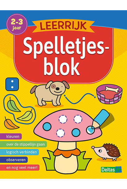Deltas leerrijk spelletjesblok 2-3jr.
