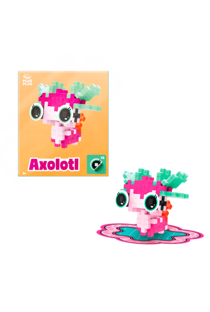 Plus Plus pet - adoring axolotl