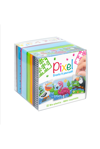 Pixelhobby pixel 3 pack - tropische vogels