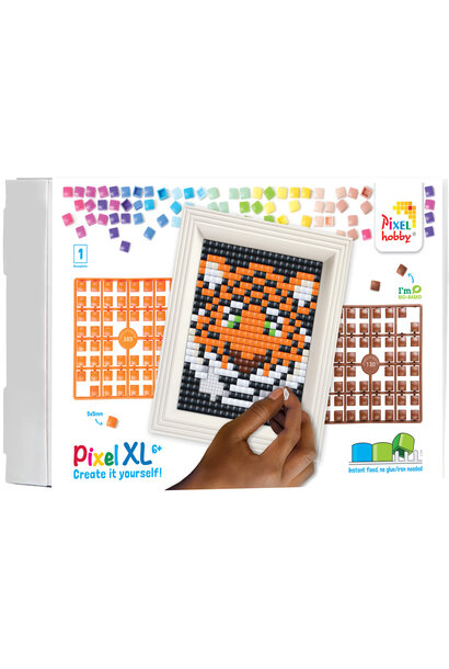 pixel XL met fotolijst - tijger
