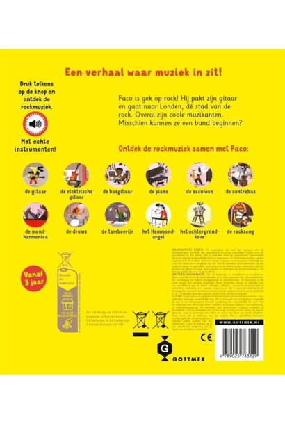 geluidenboek Paco is een rockster