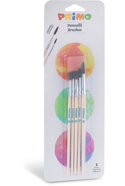 Primo ronde kwasten set v 5