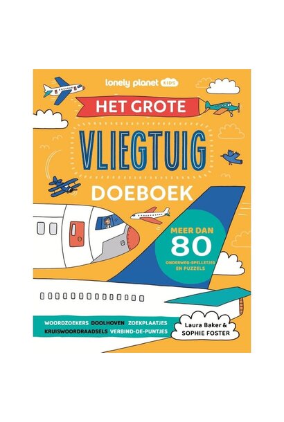 Het grote vliegtuig doeboek: meer dan 80 spelletjes en puzzels voor onderweg