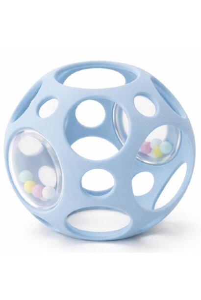 Little L sensorische rammelaar bal - blauw