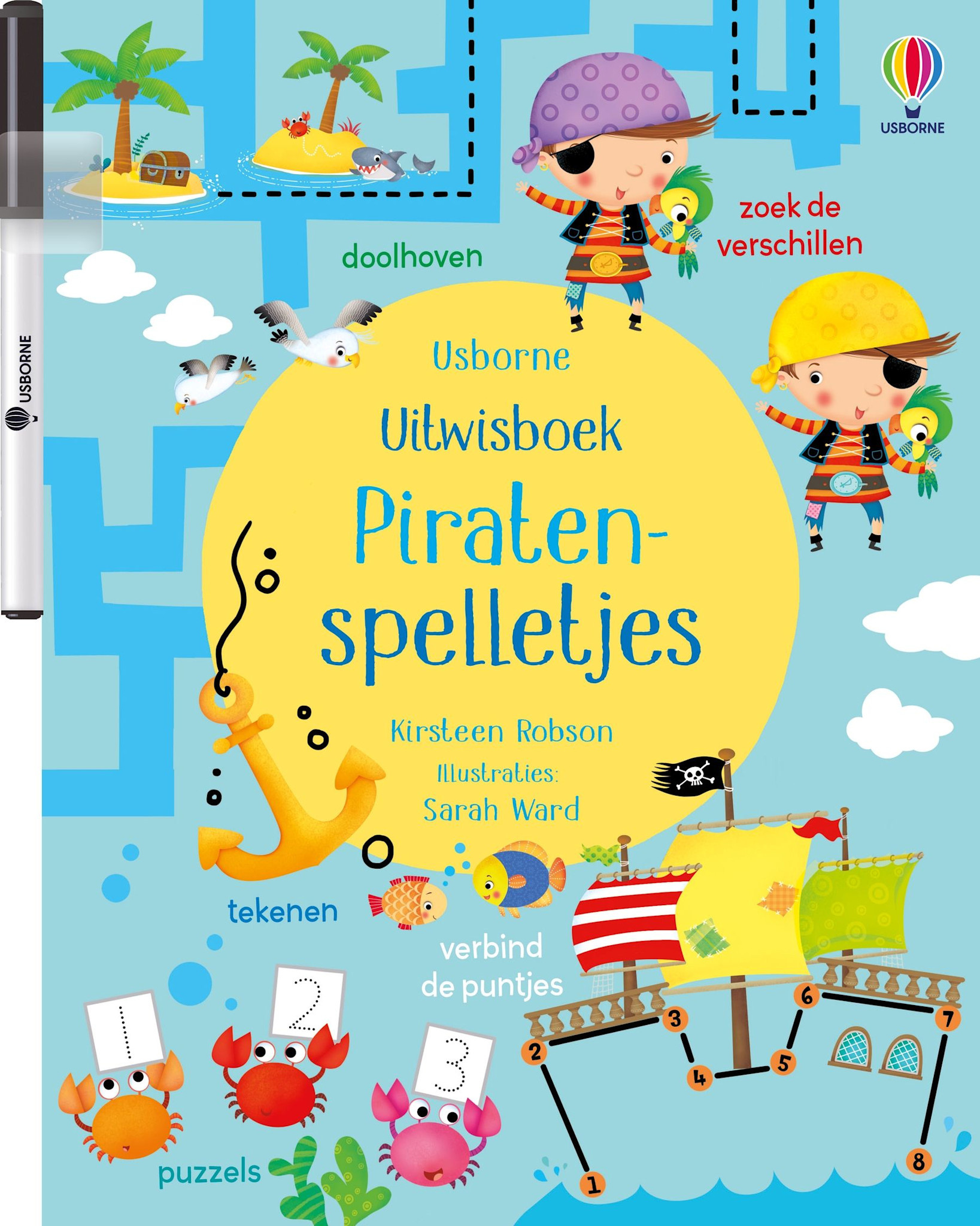 Spelletjes doeboek uitwisbaar | piraten-1