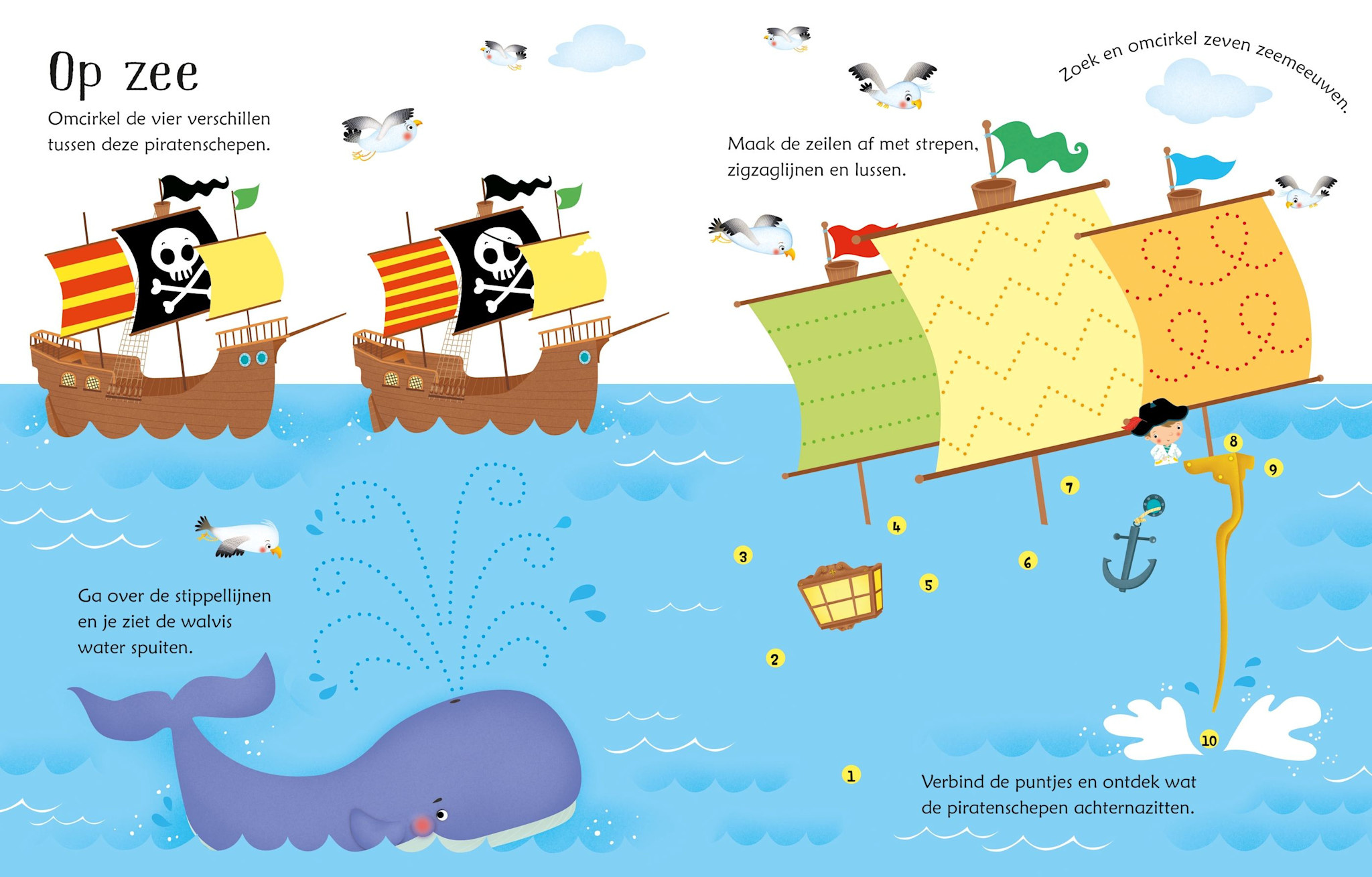 Spelletjes doeboek uitwisbaar | piraten-2