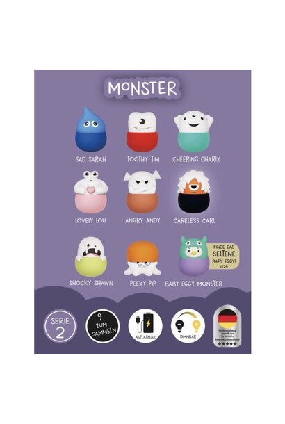 Eggy mystery light serie 2 - monsters