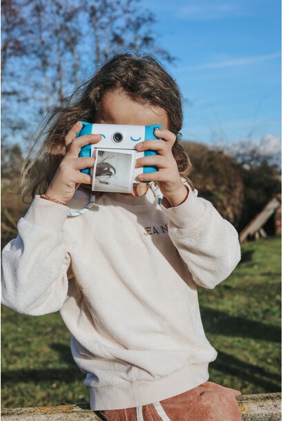 Kidywolf kidyprint kindercamera  met thermische printer blauw