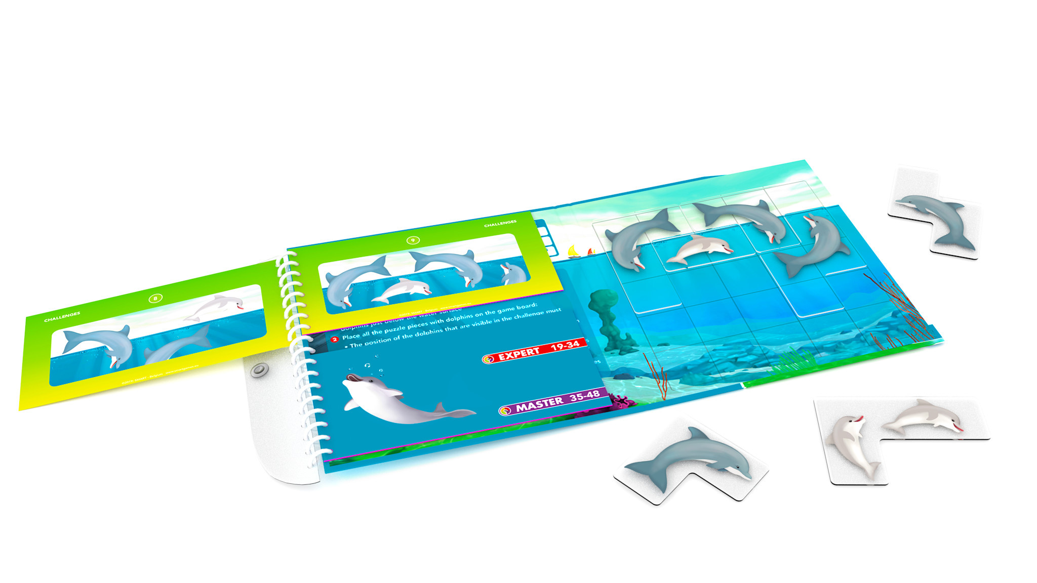 smartgames magnetisch (reis)spel flippin' dolphins 7+-2