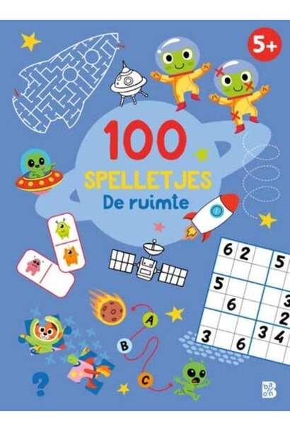 Doeboek 100 spelletjes de ruimte 5+