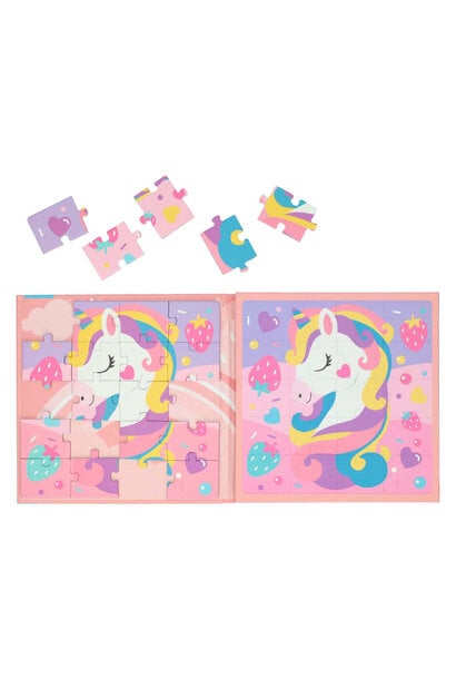 Magnetische puzzel 20 delig - unicorns