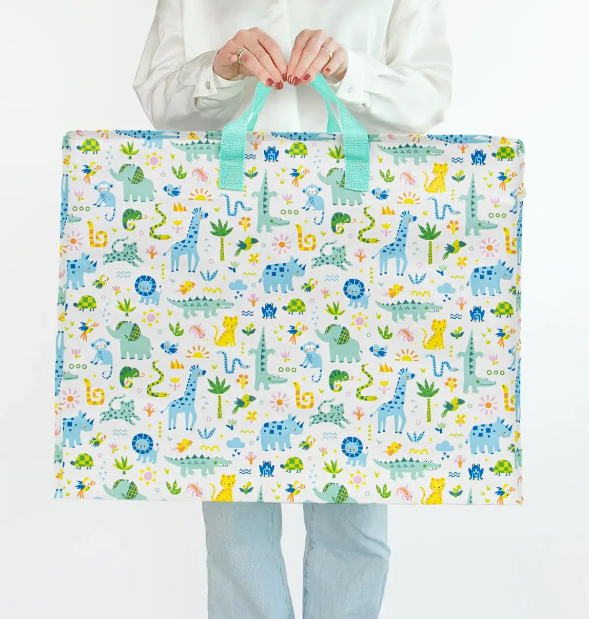 A little lovely company XL opbergtas jungle-2