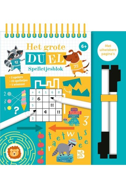 Het grote duel spelletjesblok 6+