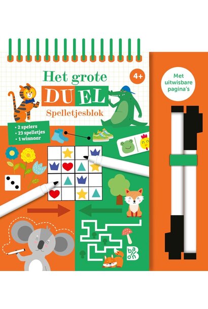 Het grote duel spelletjesblok 4+