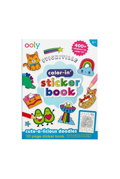 Ooly stickiville sticker boek - kleur je eigen stickers