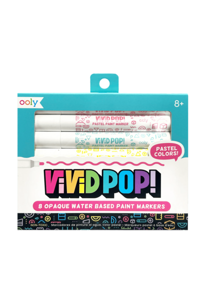 vivid pop! watergedragen verfmarkers pastel