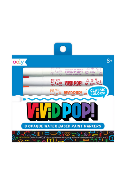 vivid pop! watergedragen verfmarkers classic