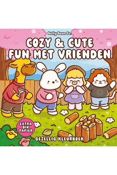 Kleurboek | Cozy & cute fun met vrienden