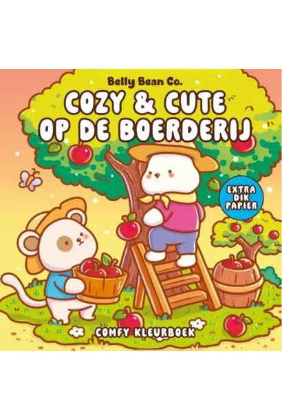 Kleurboek | cozy & cute op de boerderij