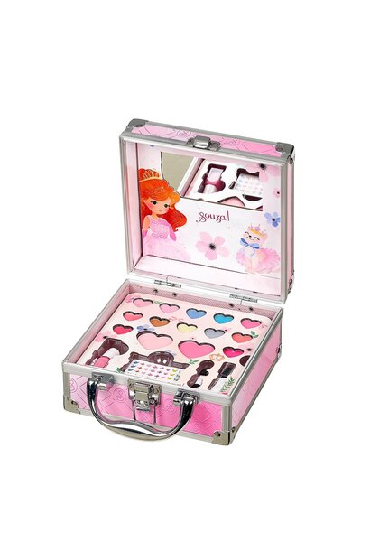 Souza make-up beauty case roze