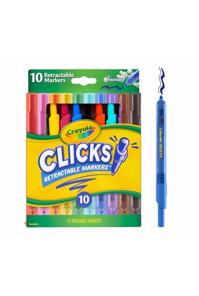 Crayola clicks stiften zonder dop 10 delig