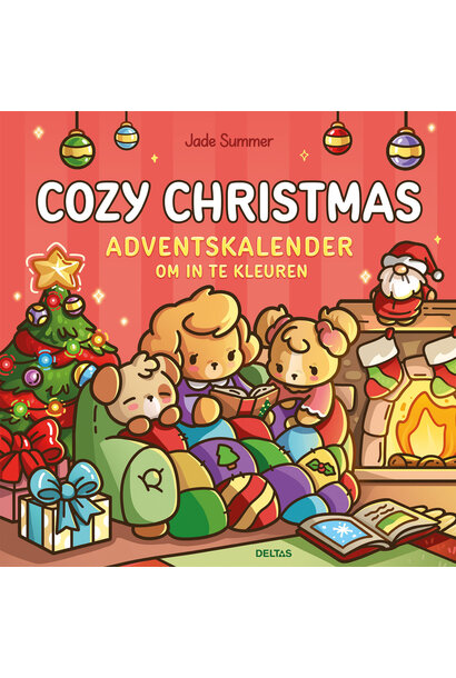 Deltas cozy christmas adventskalender om in te kleuren Jade Summer