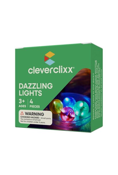 lichtgevende ballen voor knikkerbaan 4 delig
