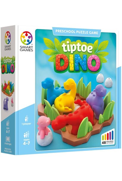 puzzel spel tiptoe dino 4+