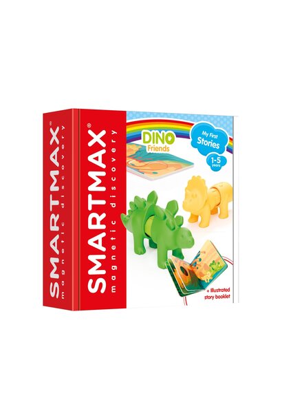 magnetische dieren met boekje - dino friends